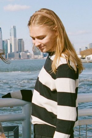Martha Cotton Thick Stripe Sweater